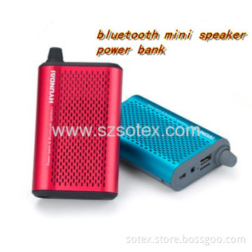 2200mah Rechargeable Power Bank Bluetooth Mini Speaker Protable Mini Speaker Apply For Tf 